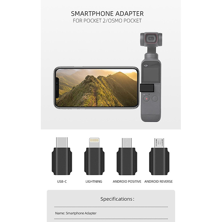 Mobile Phone Connector Metal Data Connector For Osmo Pocket 2/osmo For iPhone Type-c Android