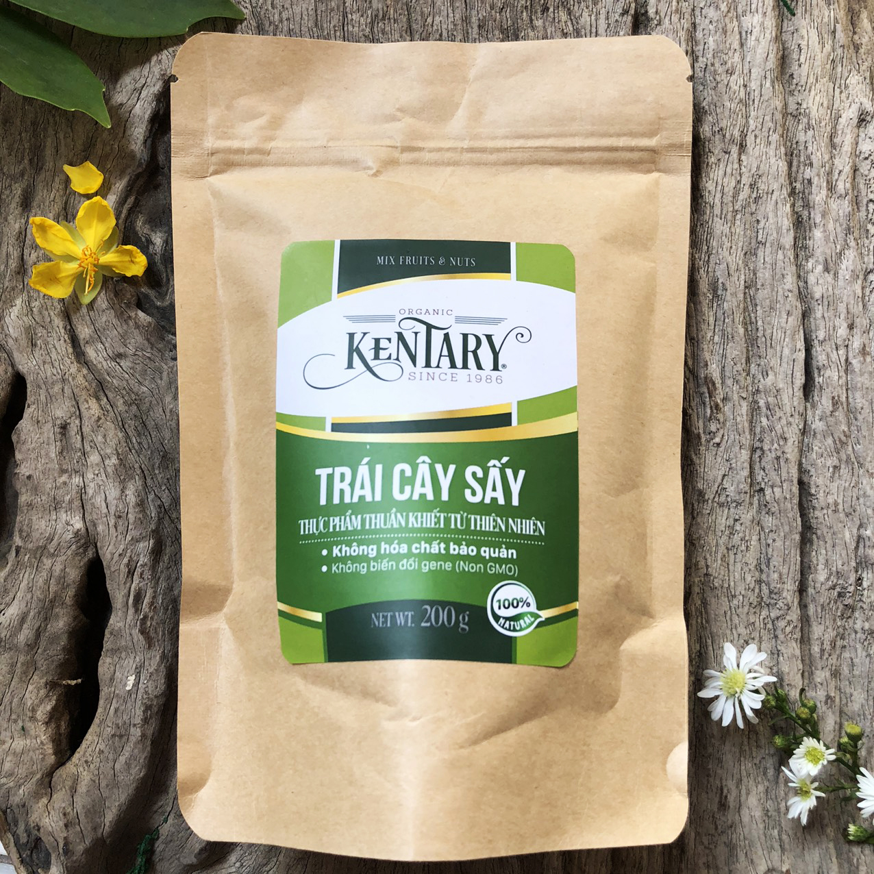Hạt tiêu đen Gio Linh organic Kentary túi 100gr - Trồng đất đỏ bazan - Hạt chắc, thơm nồng cay đặc biệt, không hóa chất