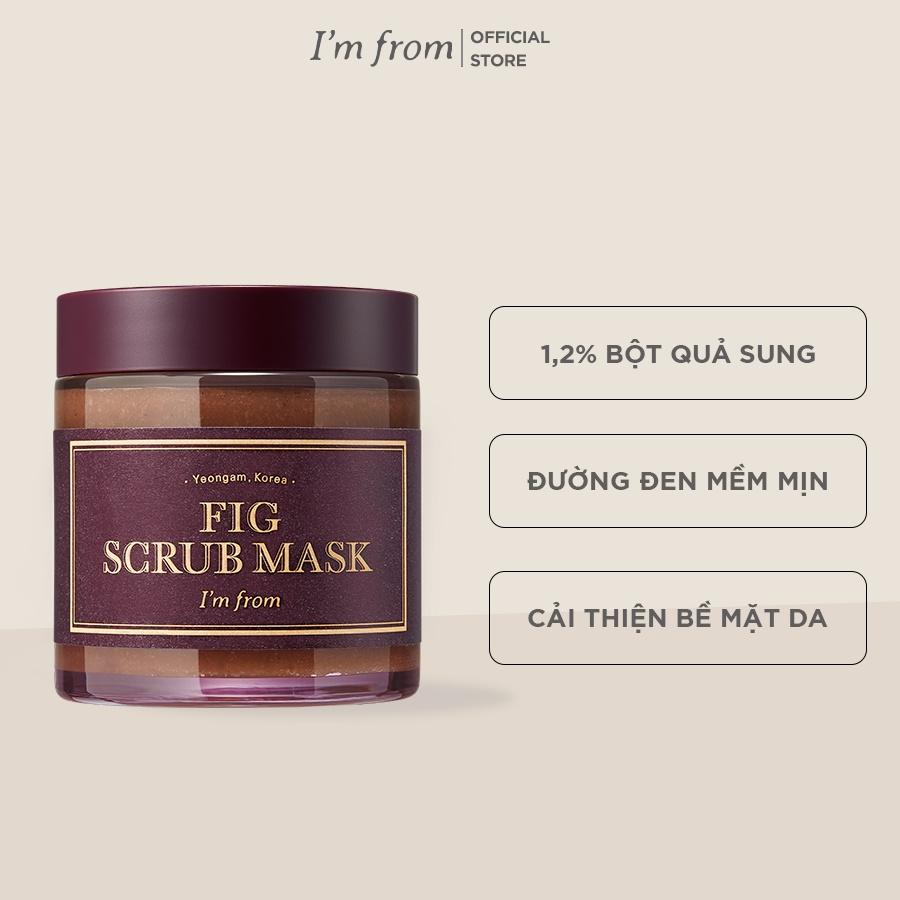 I'm From Mặt nạ tẩy da chết Fig Scrub Mask 120g