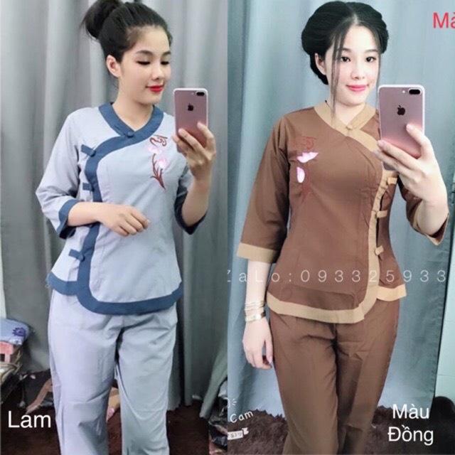 ĐỒ LAM ĐI CHÙA Cổ Tim Nữ s2