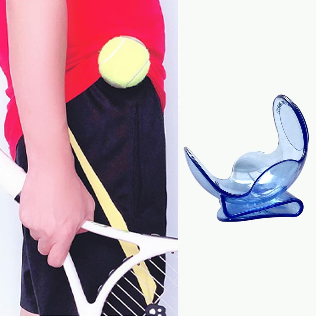Transparent Tennis Ball Clip Training Gear ABS Tennis Ball Clip Holder
