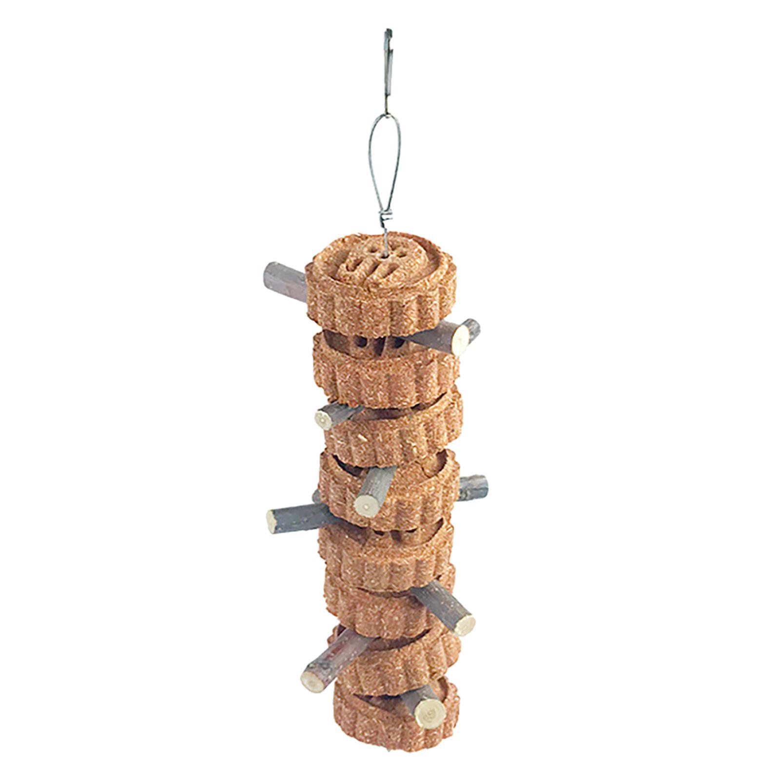 Bunny Chew Toys, Natural Wood Sticks Guinea Pigs Hamsters Toys Cage Accessories for Small Pets Chewing and Playing & Teething Teeth Care