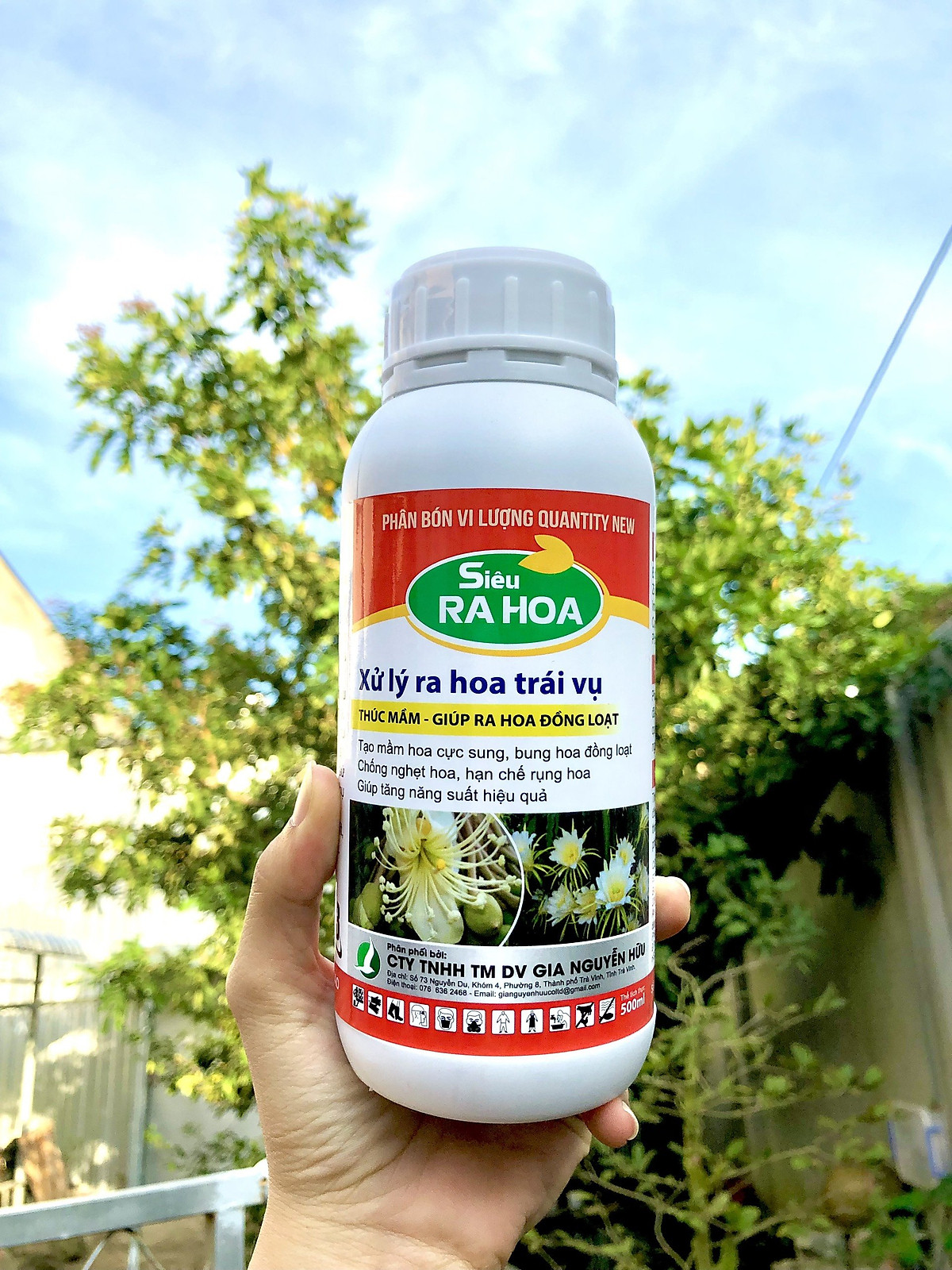 SIÊU RA HOA 500ML - PHÂN BÓN LÁ KÍCH THÍCH RA HOA, KÉO MẦM HOA RA MẠNH HƠN, ĐỒNG LOẠT