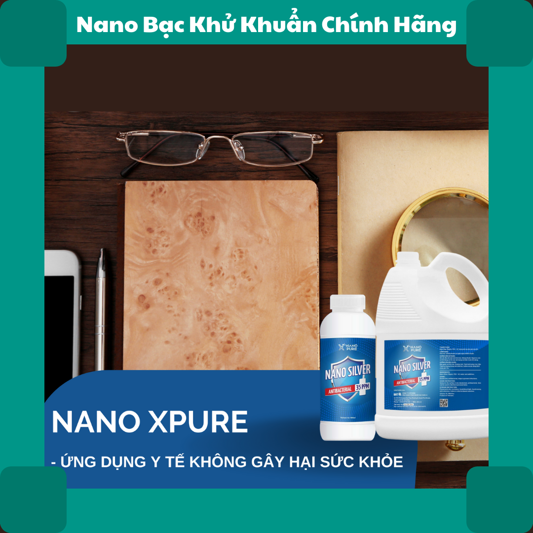 Dung dịch Nano Xpure Nano Silver 35ppm 5L