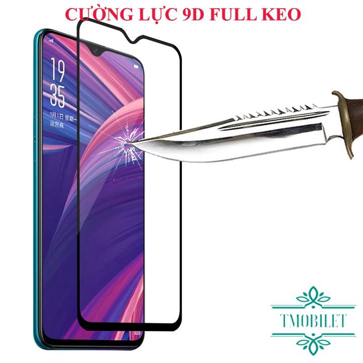 Kính Cường Lực Dành Cho Điện Thoại OPPO 9D Full Màn A3s A5s A7 F9 F11 F11 Pro K3 A5 A9 2020 A11 A12 A31 A52 A91 A92 Reno2 2F 2Z Reno3 Reno4