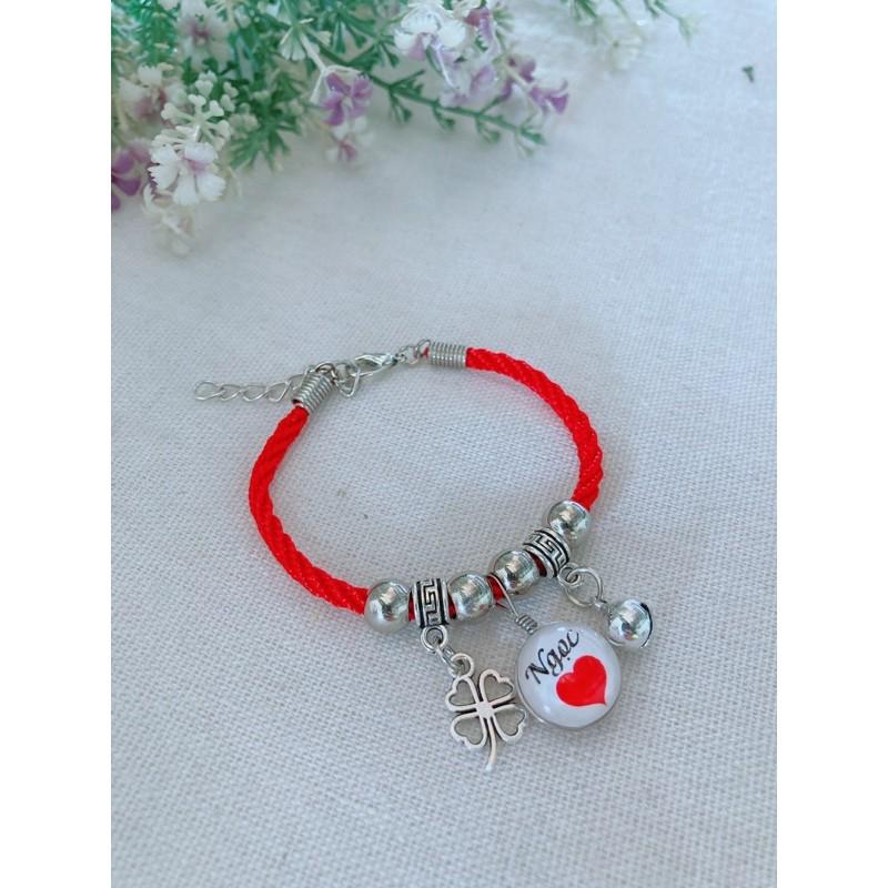 Vòng tay in tên theo yêu cầu