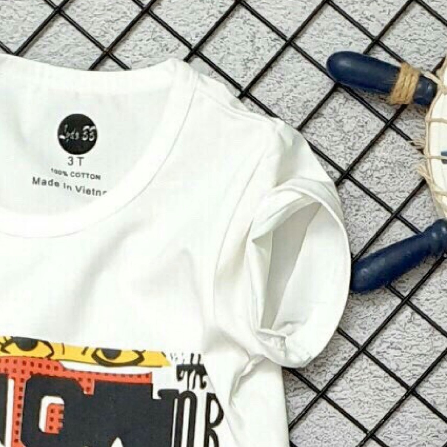 A0001510 Áo thun cotton ngắn tay  bé trai từ 4-8 tuổi (14-29kg)