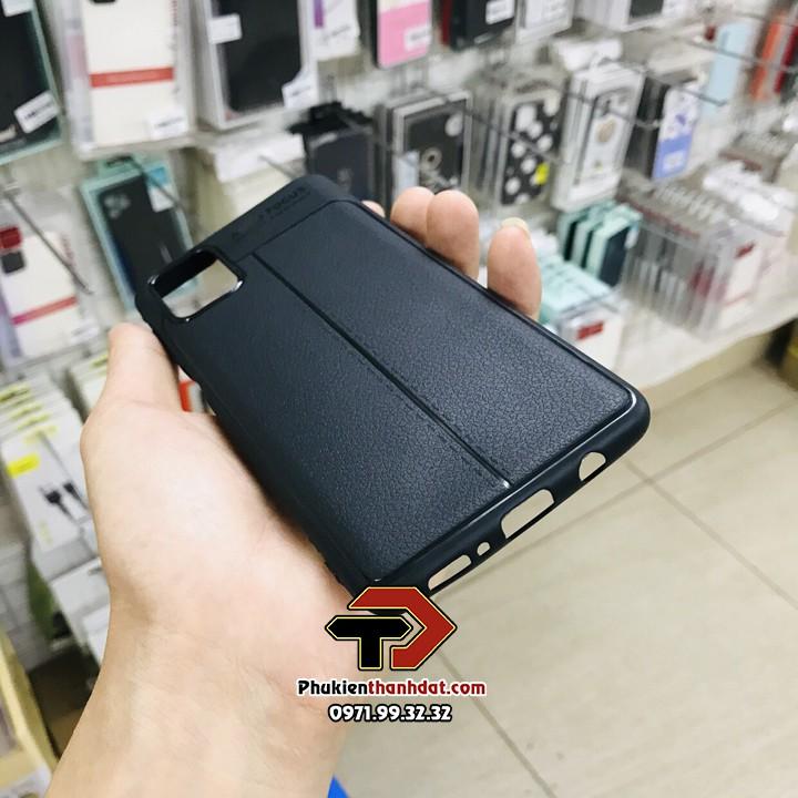 Ốp lưng dành cho SamSung Galaxy M51 silicon giả da Auto Focus - Hàng chính hãng
