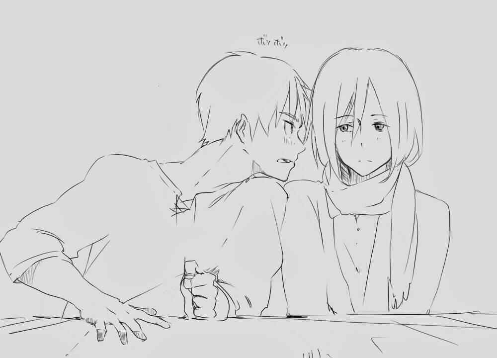 tấn công người khổng lồ - doujinshi eren x mikasa chapter 44 9