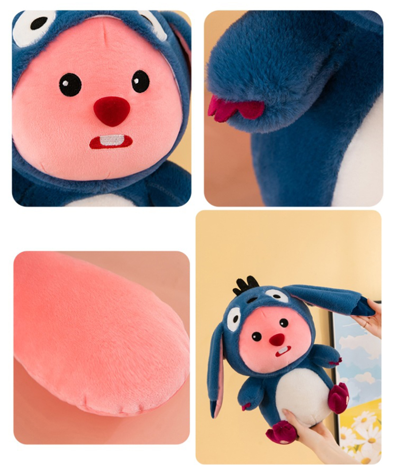 Gấu Bông Hải Ly Loopy Hottrend Siêu Đáng Yêu Cosplay Stitch 40cm