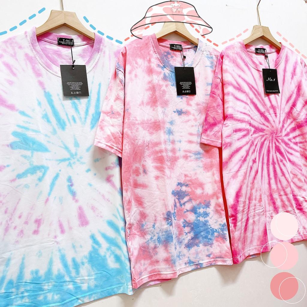 Áo loang trơn tie dye unisex form rộng Tie Boutique