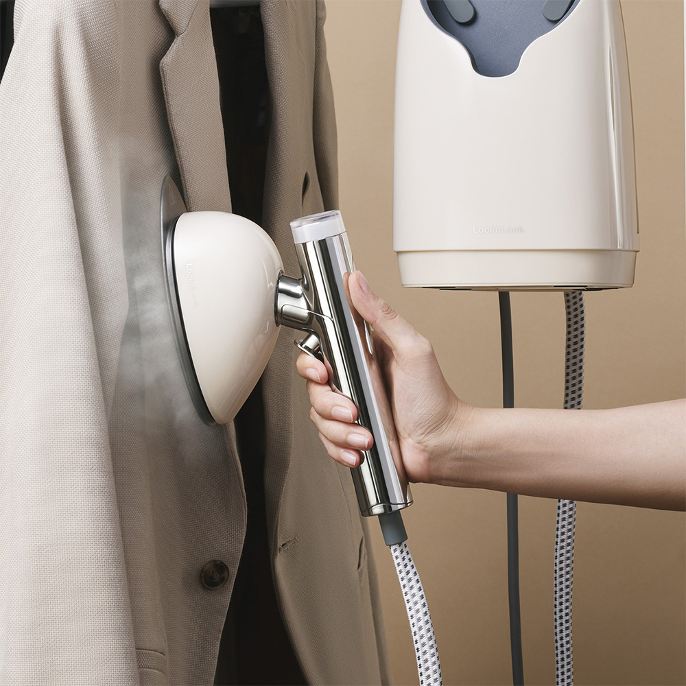 Bàn Ủi Hơi Nước LocknLock Garment Steamer ENI218IVY 1370-1630W, Hàng Chính Hãng, 800ml - JoyMall