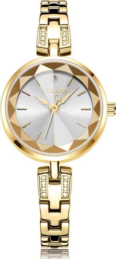 Đồng Hồ Nữ Julius Hàn Quốc JA-1103B Dây Thép Màu Vàng