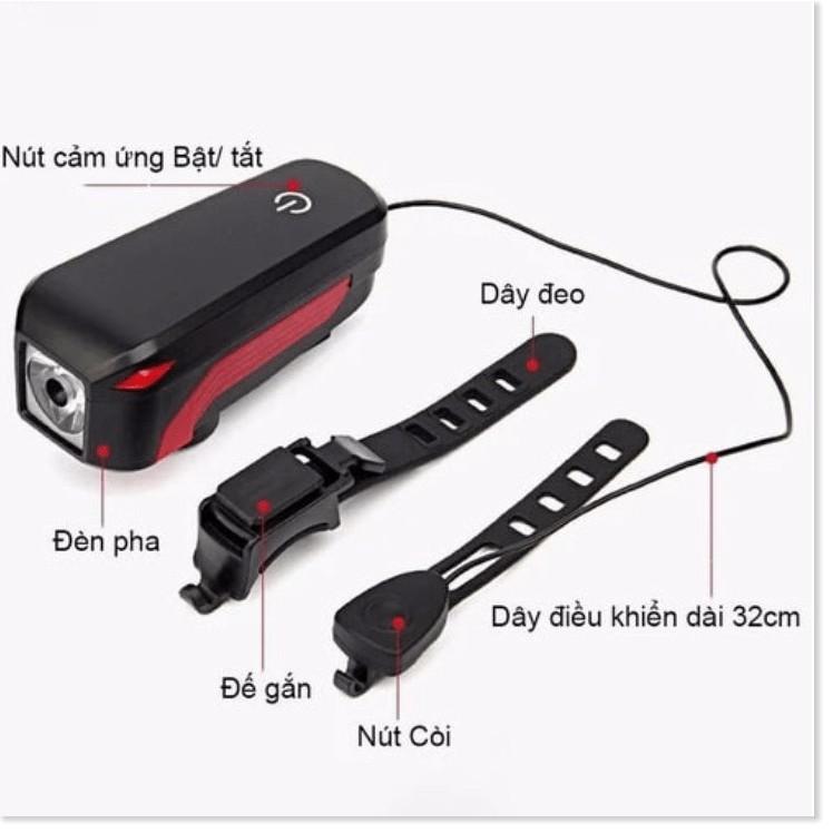 ĐÈN LED TRỢ SÁNG CHO XE MÁY XE ĐẠP 2TRONG1 chống nước Nightwave 2000mAH