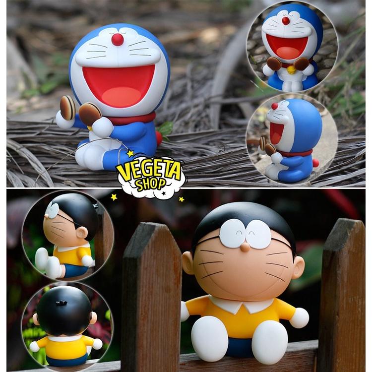 Mô hình mèo ú Doraemon Doremon Nobita đa sắc thái trang trí nhà cửa, bàn làm việc bàn học, tủ sách, taplo ô tô, quà tặng