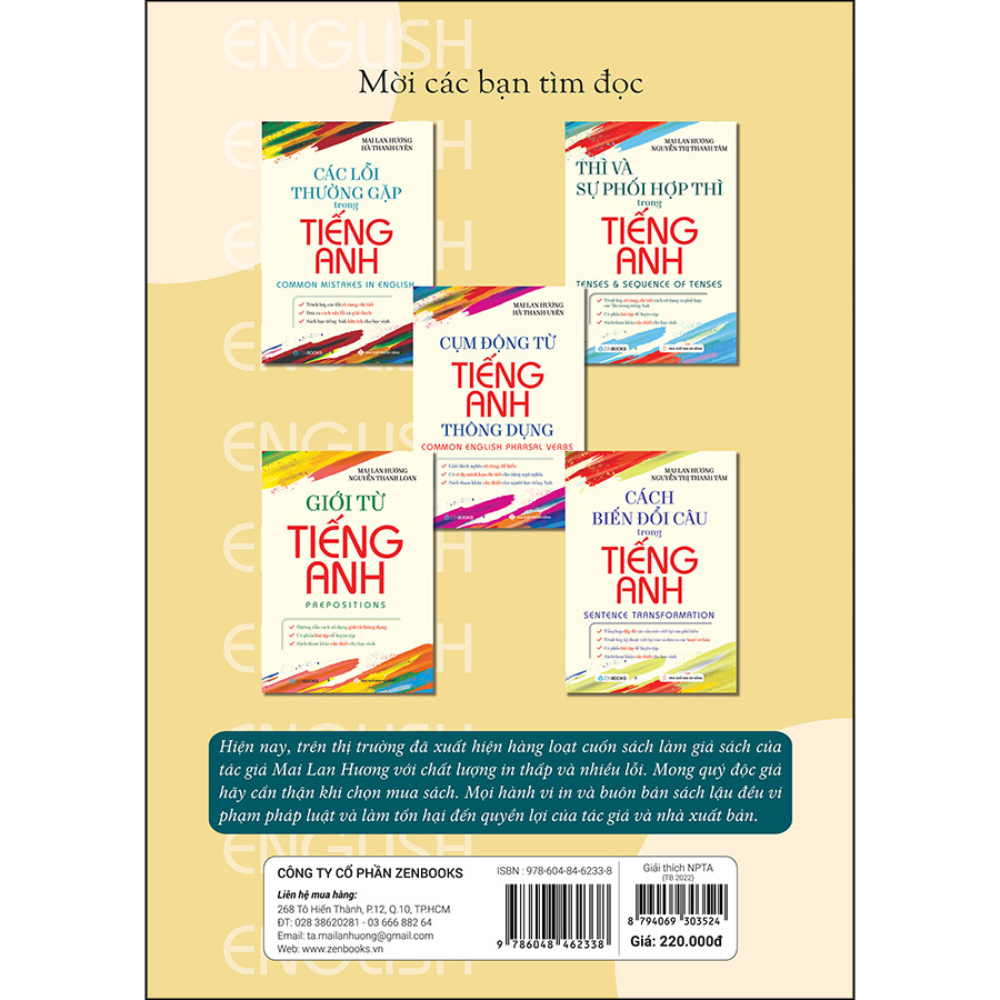 Giải Thích Ngữ Pháp Tiếng Anh