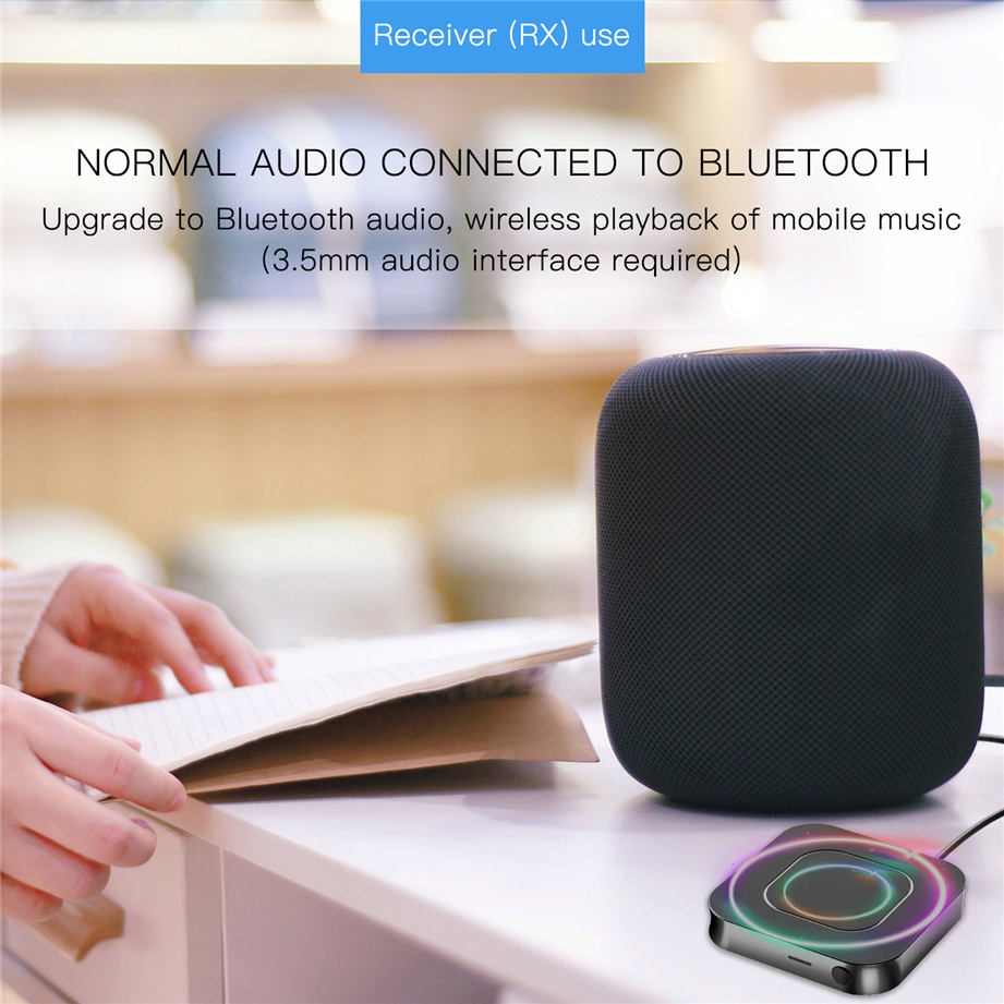 Thiết Bị Thu Phát Nhạc Không Dây Bluetooth 5.0 2in1 BT-13 - Hàng Nhập Khẩu