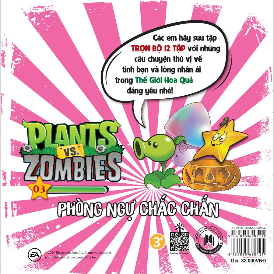 Trái Cây Đại Chiến Zombie - Plants Với Zombies - Tập 3: Phòng Ngự Chắc Chắn (Tái Bản)