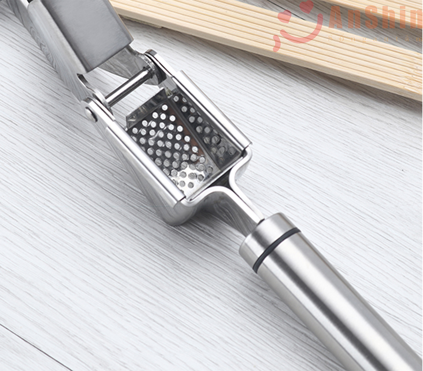 Dụng cụ ép tỏi Inox 304 cao cấp AnShin