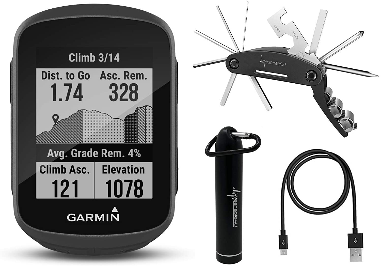 Thiết Bị Định Vị Xe Đạp Garmin Edge 130 Plus - Hàng Chính Hãng