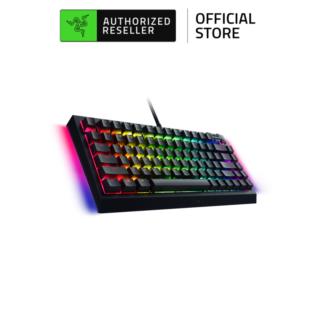 Bàn phím Razer BlackWidow V4 75% - Hot-swappable Mechanical Gaming Keyboard (Hàng chính hãng)