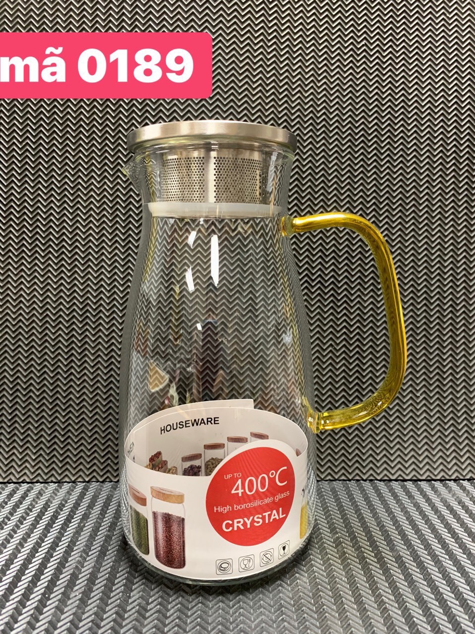 Bình đựng nước thủy tinh cao cấp chịu nhiệt ( Giao ngẫu nhiên ) - ANTH675