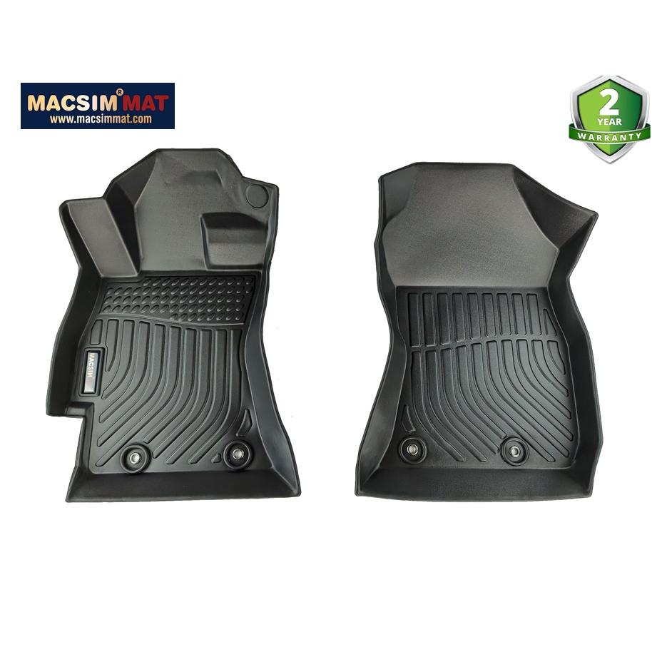 Subaru outback 2015-2019- Thảm lót sàn xe ô tô Nhãn hiệu Macsim chất liệu nhựa TPE màu đen hàng loại 2