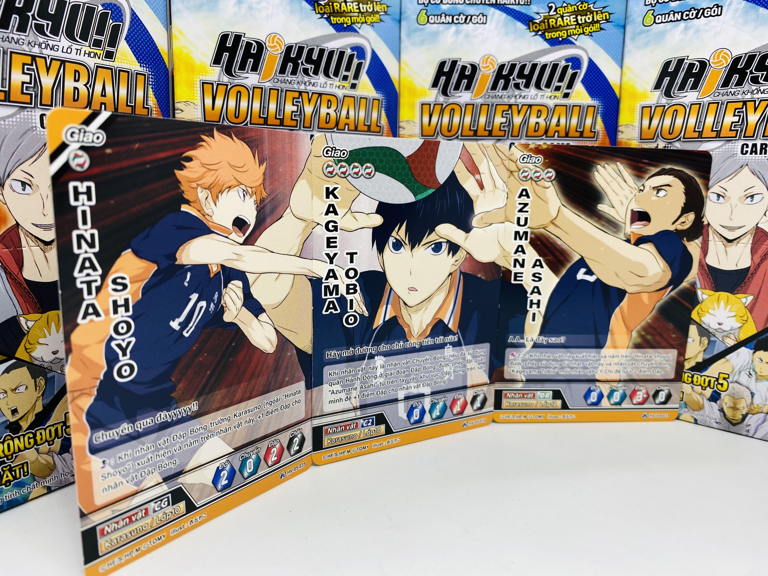 Gói cờ mở rộng HV-05 - Bộ cờ bóng chuyền HAIKYU - 6 Quân cờ / Gói