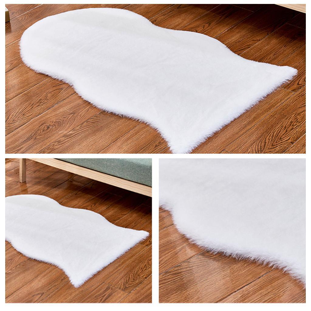 Soft Area Rugs for Kids Room Play Mat Anti- Nursery Carpets White