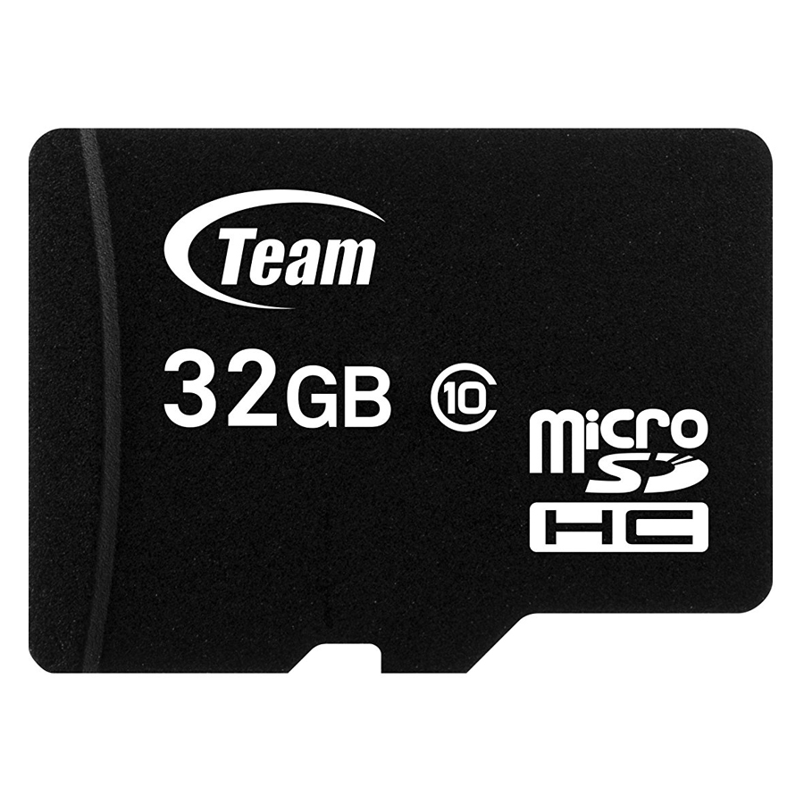 Thẻ Nhớ Micro SDHC Team Group Class10 32GB + Adapter - Hàng Chính Hãng