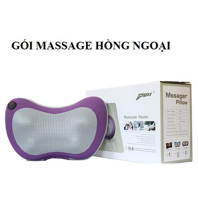 GỐI MASSAGE TOÀN THÂN CÓ ĐÈN HỒNG NGOẠI