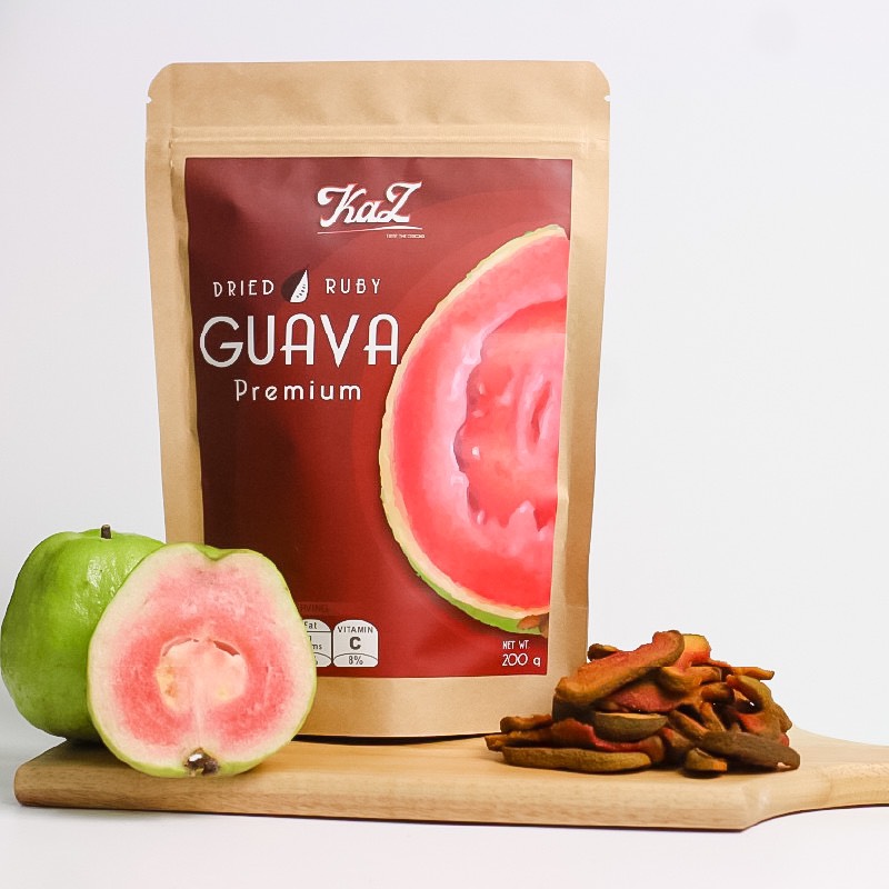 Ổi Ruby Sấy Dẻo Không Đường KAZ 200G - Soft Dried Guava