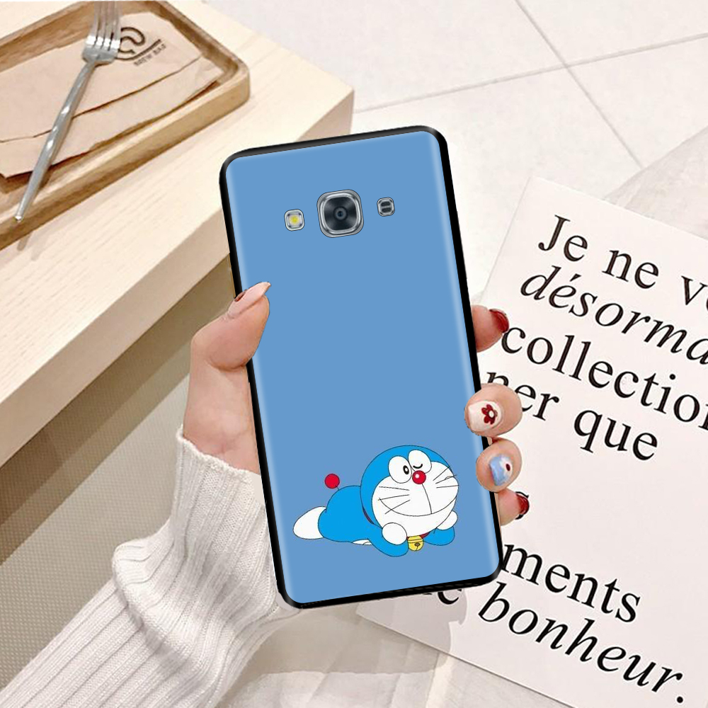 Ốp lưng điện thoại Samsung Galaxy J3 Pro 2016 viền silicon dẻo TPU hình Doremon Vui Nhộn - Hàng chính hãng