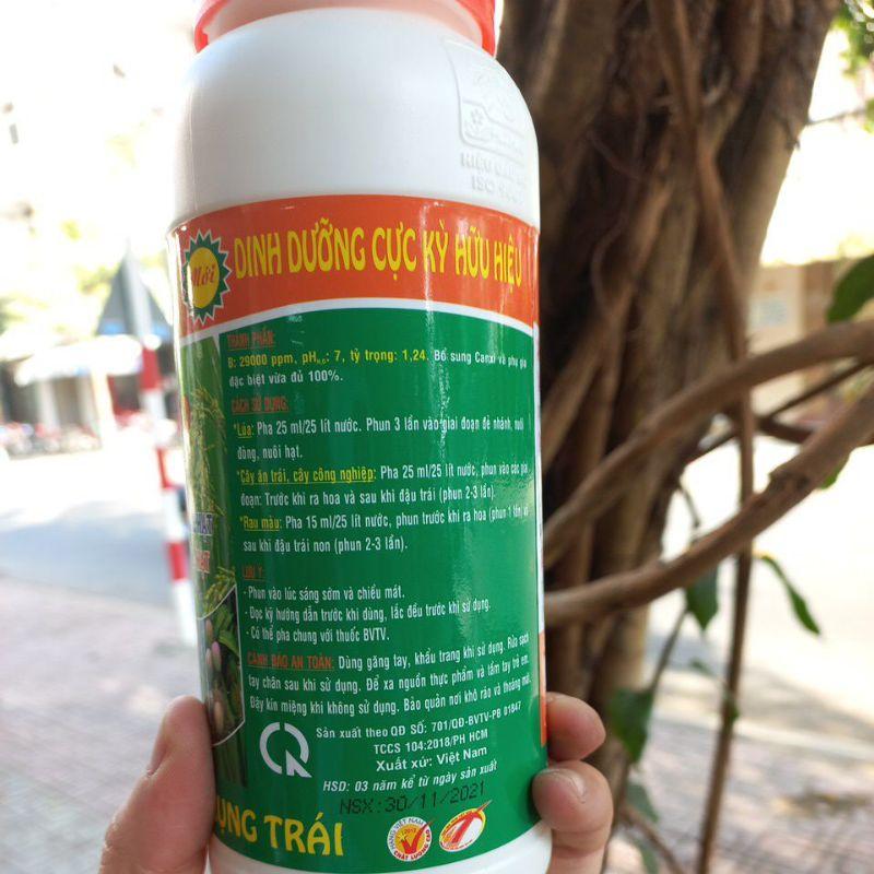 Phân bón vi lượng Đầu Bò Bo Canxi-Bo 500ml