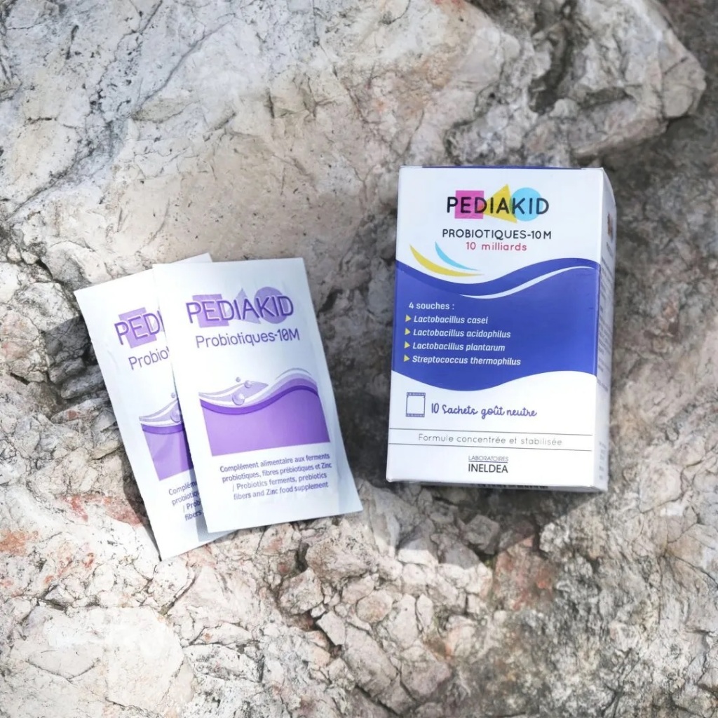 Men Vi Sinh Pediakid Probiotiques 10M - Bổ Sung Lợi Khuẩn, Tăng Cường Tiêu Hóa, Cân Bằng Hệ Vi Sinh Đường Ruột (10 Gói)
