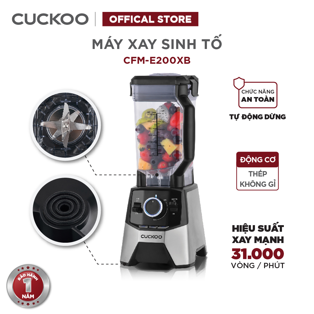 Máy xay sinh tố Cuckoo CFM-E200XB - Hàng chính hãng