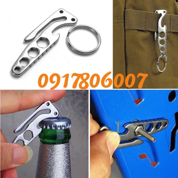 MÓC GẮN CHÌA KHÓA ĐA NĂNG BẰNG THÉP KHÔNG GỈ