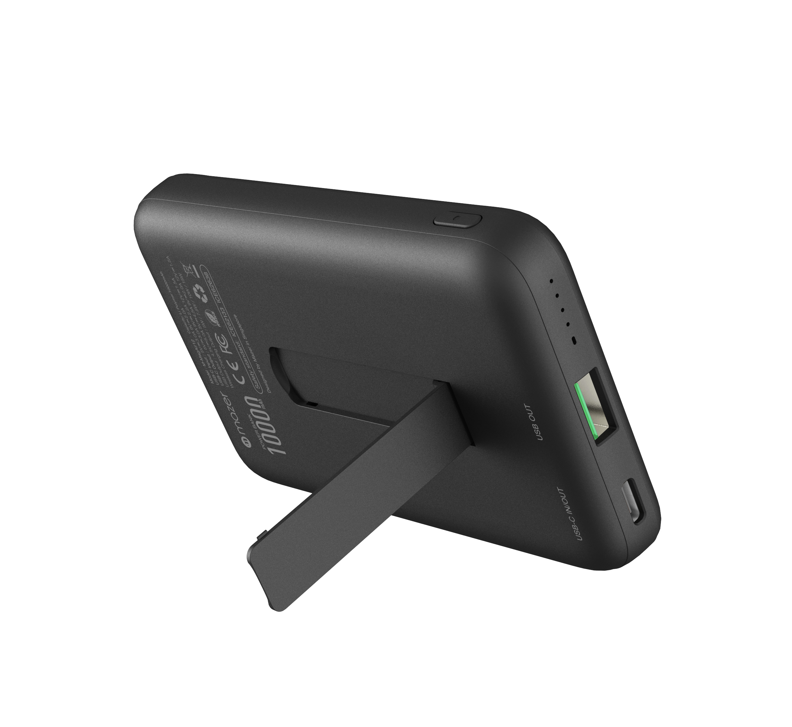 Pin Dự Phòng Mazer Infinite Boost Mag Stand Mini Qi Wireless 10000mAh/15W- hàng chính hãng