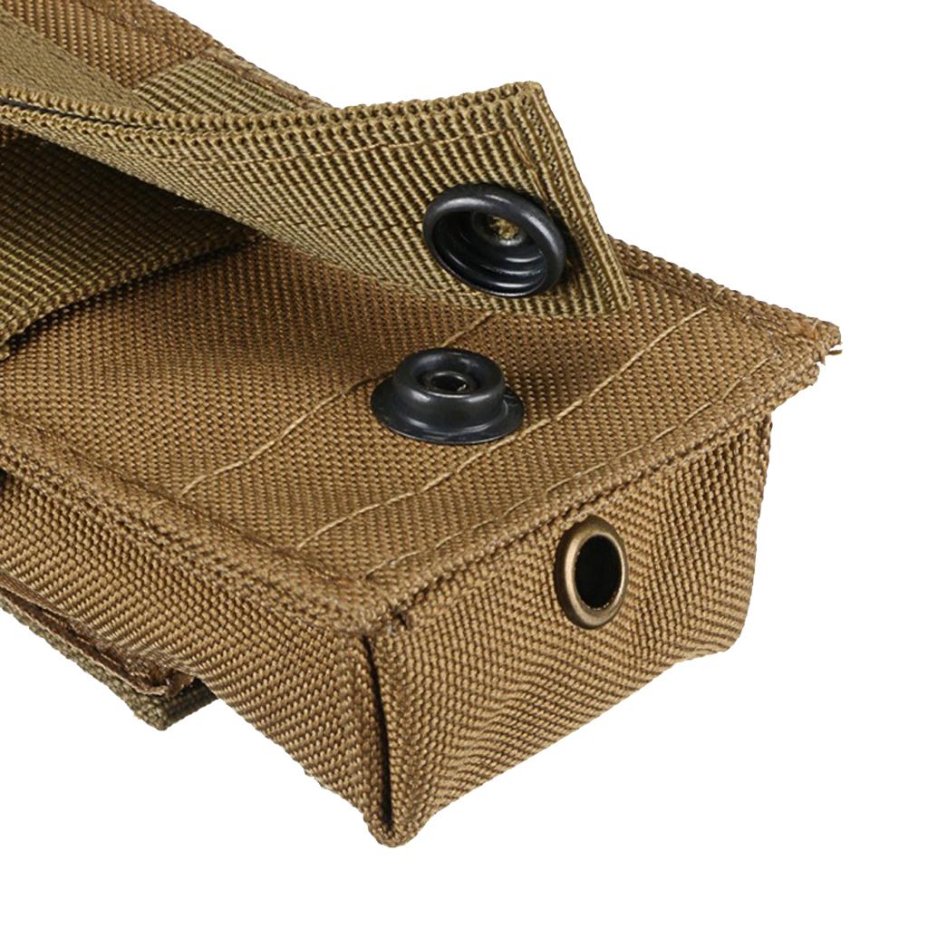 3xTactical Military Flashlight Torch Belt Holster Holder Pouch Khaki
