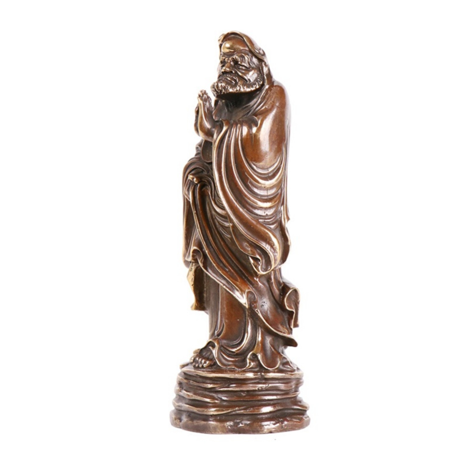 Tượng Đạt Ma Sư Tổ bằng đồng thau