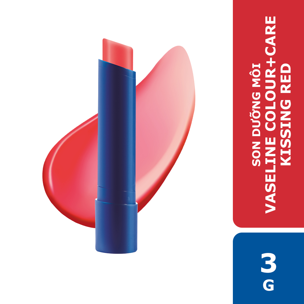 Son dưỡng môi Vaseline Colour+Care Kissing Red 3g