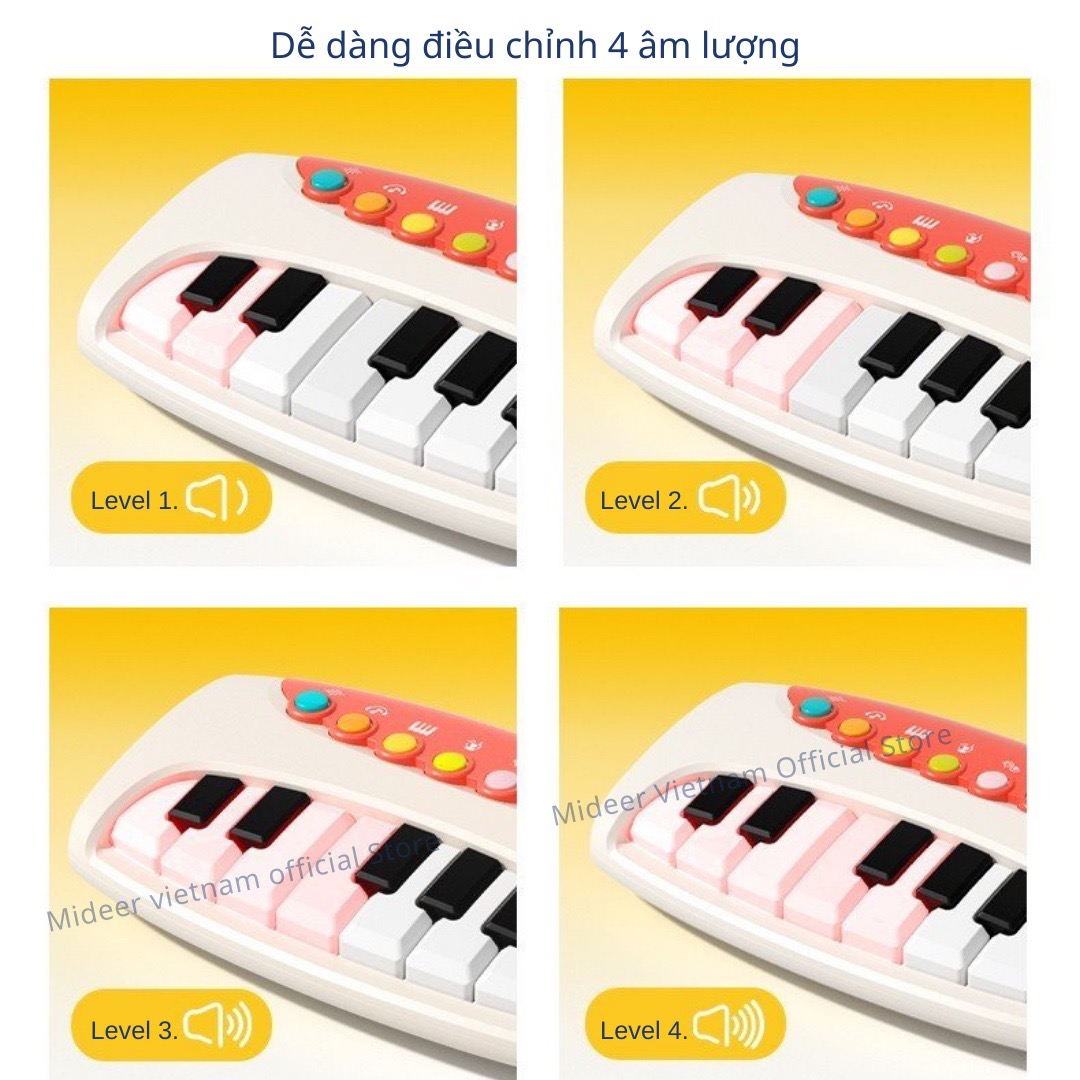 Đồ Chơi Đàn Piano điện tử 8 phím cho bé Mideer 6 in Electronic Keyboard Toy