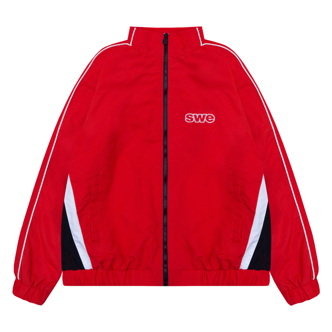 SWE - Áo khoác gió nam nữ TRI COLOR JACKET vải dù không nón thời trang chính hãng