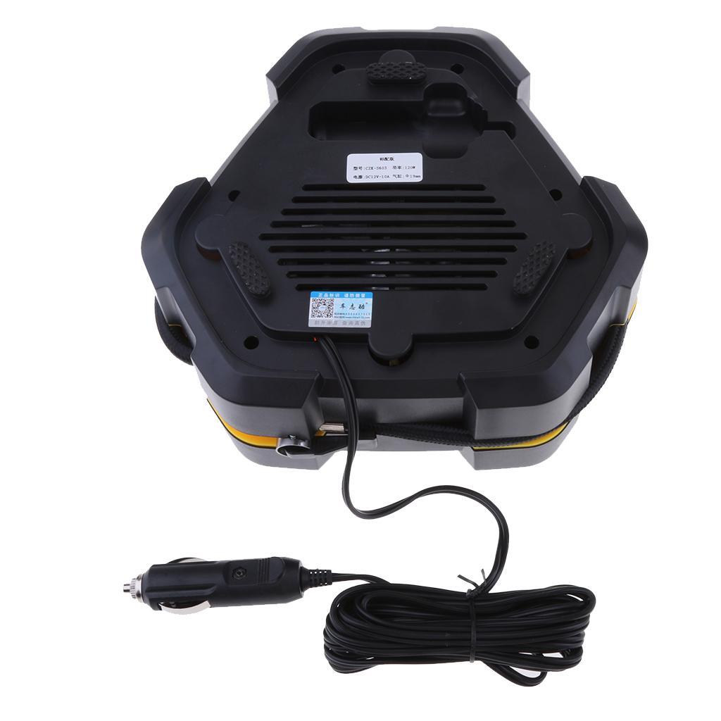 Portable Mini Air Compressor Electric Tire Infaltor Pump 12Volt Car 150PSI