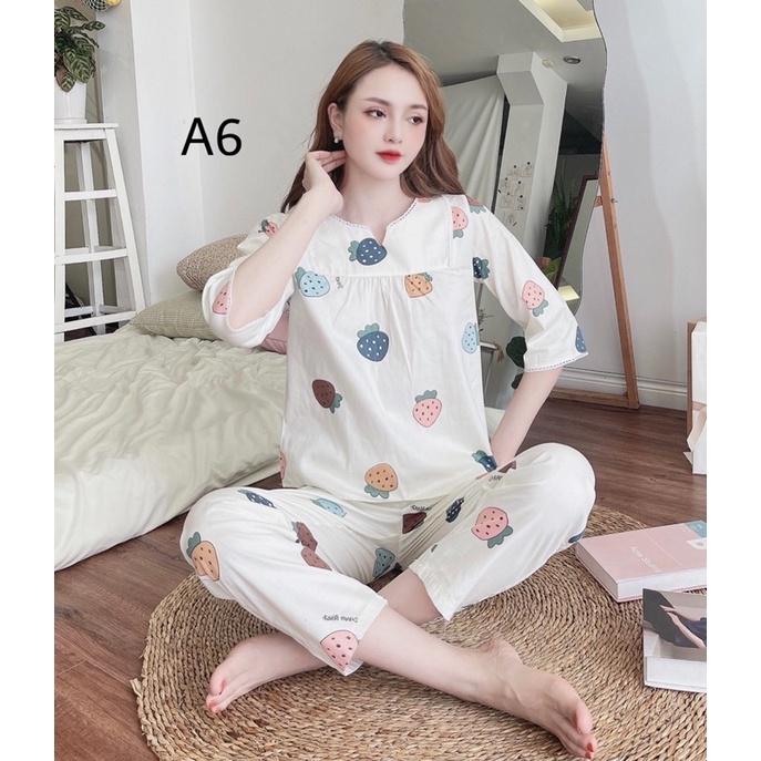 Đồ bộ mặc nhà đẹp, chất kate hàn