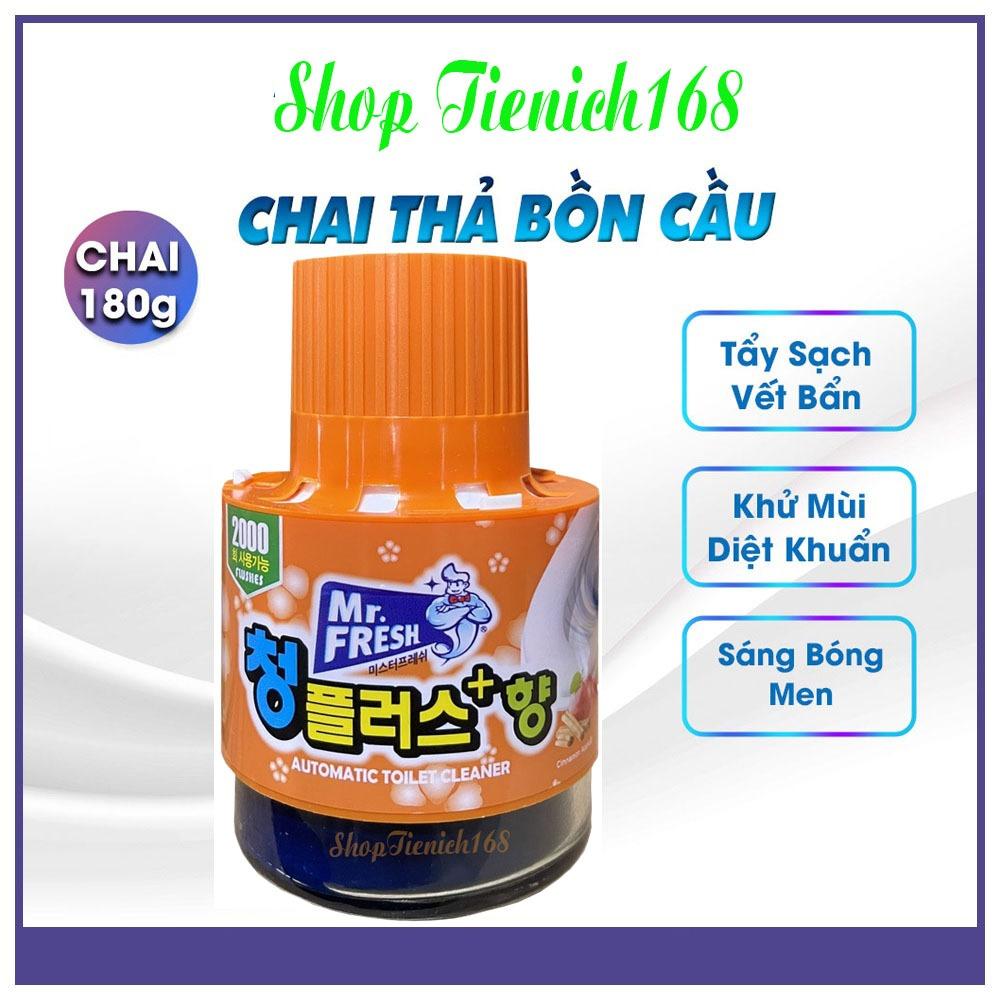 [THƠM-SẠCH-DIỆT KHUẨN] Cốc tẩy bồn cầu, toilet Mr.Fresh 180g Nhiều Hương