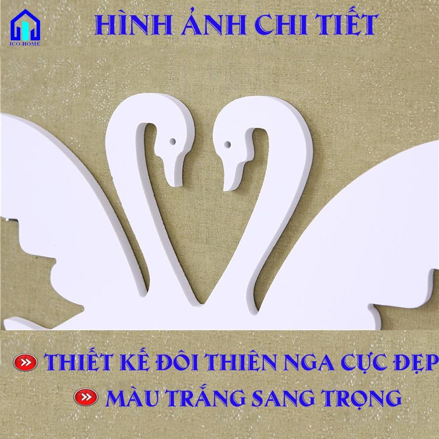 Kệ treo tường trang trí hình thiên nga - ICO HOME