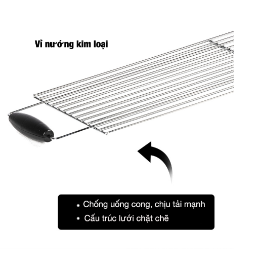 Bếp nướng than hoa gấp gọn Blackdog BD-SKL003