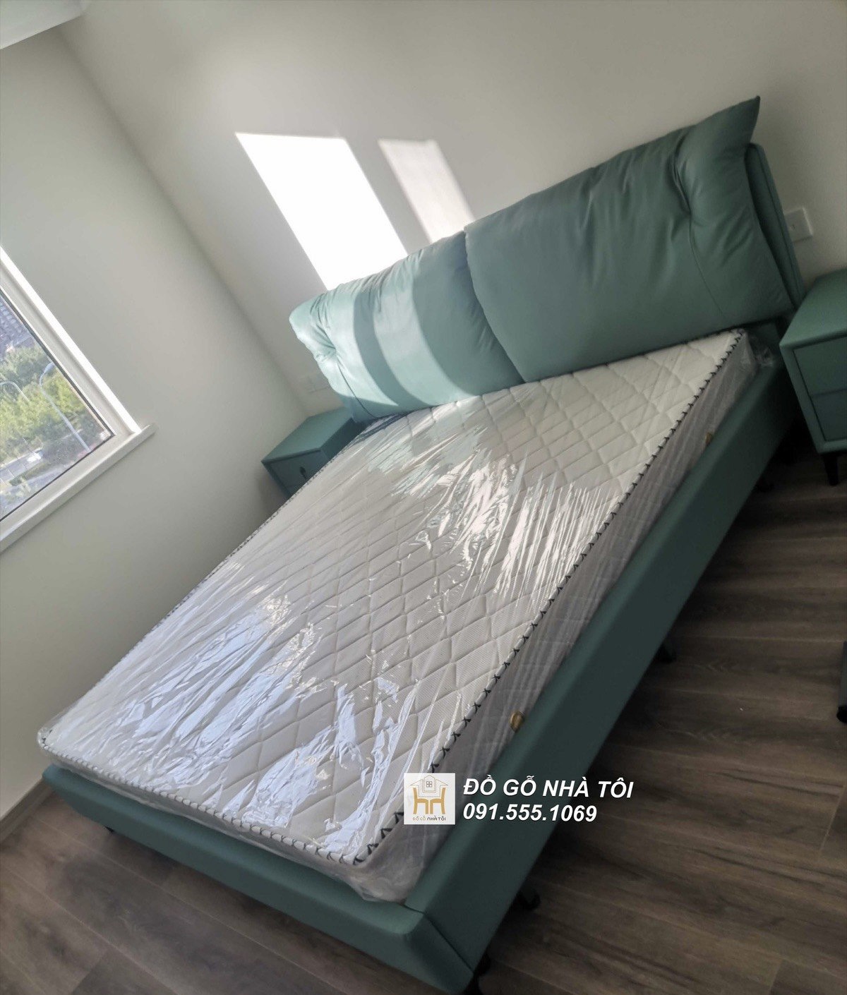 Mẫu Giường Ngủ Bọc Nệm Hiện Đại Đẹp Nhất - GNB02