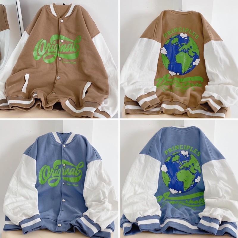 Áo khoác Bomber ORIGINAL Form rộng Unisex Nam/Nữ